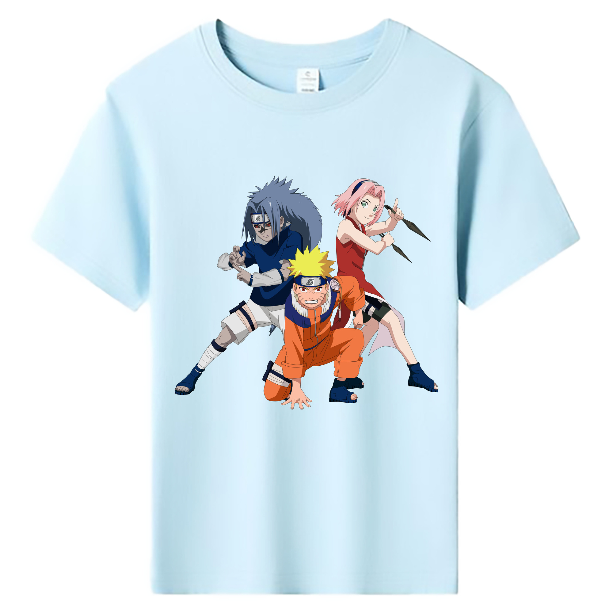 （画像用） NARUTO -ナルト- うずまき ナルト Uzumaki Naruto 綿100％キッズTシャツ（フロントプリント）